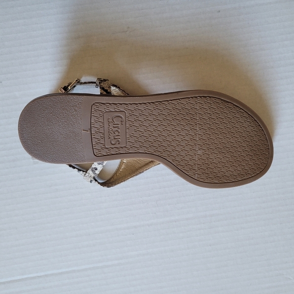 Circus sandals Sam Edelman shoes Carolina style snake skin pattern size 7 new - Picture 5 of 11